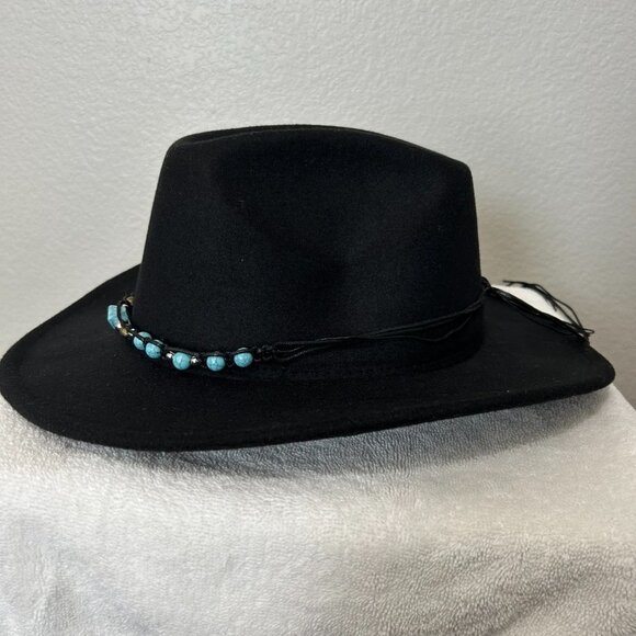 NWOT Cowboy/Cowgirl Hat Band With Faux Turquoise Stones SKU 172 - Picture 3 of 5